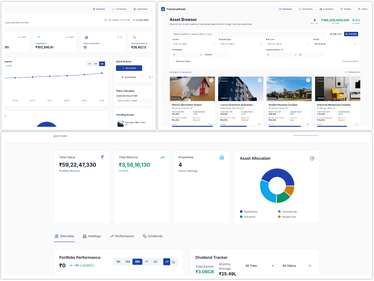 Fractional Asset project preview